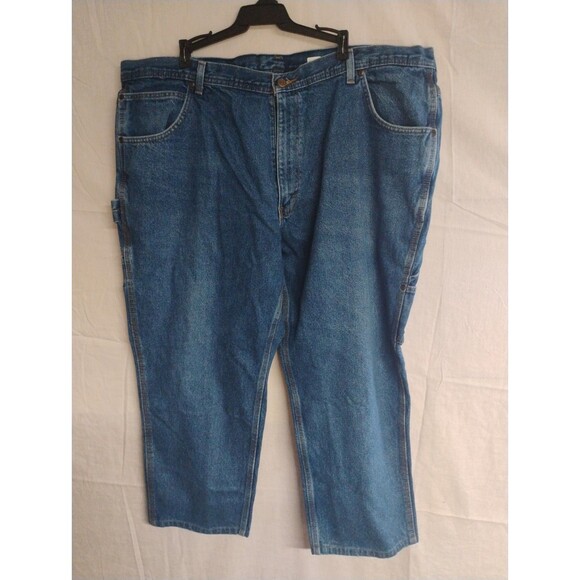 Lakin & McKey Carpenter Jeans Work Pants Mens W 46 X L32 Flaw - Picture 1 of 16